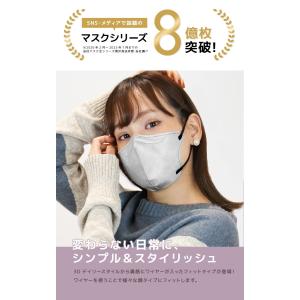 マスク 5Dマスク 不織布 立体 バイカラー ...の詳細画像2