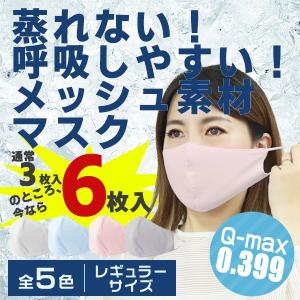 【非公開】今ならもう1セットプレゼント 蒸れない！呼吸しやすい！ メッシュ素材 マスク 3枚入り +3枚 メッシュタイプ ひんやり 接触冷感