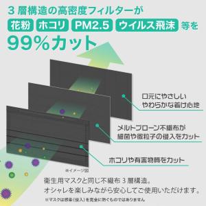 マスク 不織布マスク 黒 グレー 50枚 ブラ...の詳細画像4
