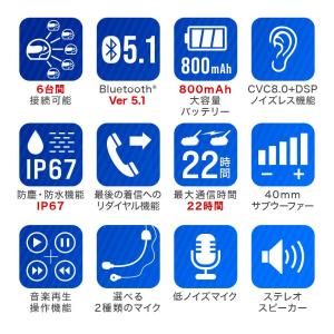 バイク インカム インターコム 2台セット 最...の詳細画像2