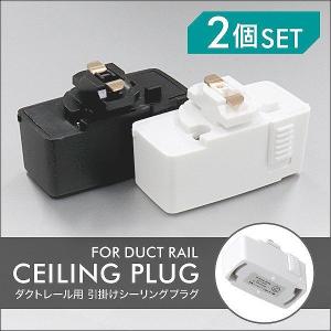 ダクトレール用 引掛けシーリング プラグ  2個セット