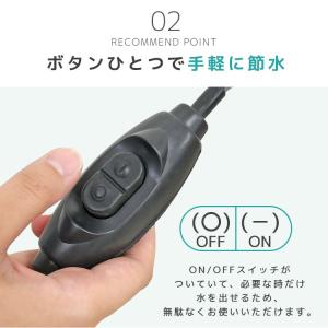 電動シャワー ポータブルシャワー 12v アウ...の詳細画像3