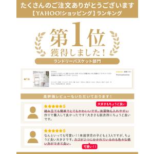 ランドリーバスケット 洗濯カゴ 2段 ランドリ...の詳細画像1