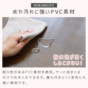 ダイニングマット クリアマット 透明 撥水 2...の詳細画像5