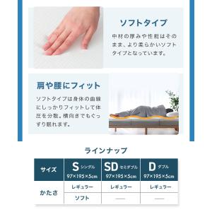 マットレス 高反発 シングル 三つ折り 洗える...の詳細画像2