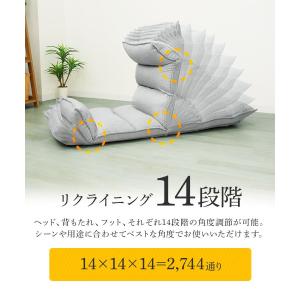 座椅子 1人掛け 腰痛対策 ハイバック おしゃ...の詳細画像5
