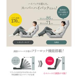 座椅子 1人掛け ハイバック おしゃれ 座椅子...の詳細画像2