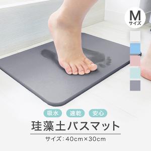 珪藻土 バスマット 速乾 おしゃれ ミニサイズ 40cm Mサイズ お風呂マット 足ふきマット 珪藻土マット 玄関マット マット 浴室 脱衣所 ランドリー