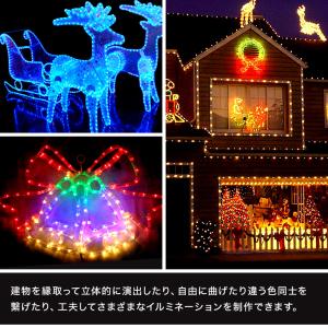 イルミネーション ロープライト チューブライト...の詳細画像3
