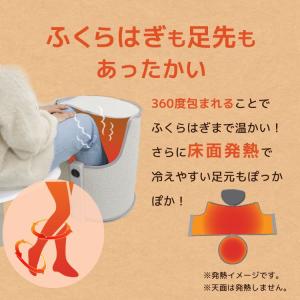 パネルヒーター 足元ヒーター ラウンド 足元暖...の詳細画像4