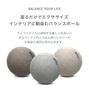 バランスボール 65cm 椅子 カバー付 クッ...の詳細画像2