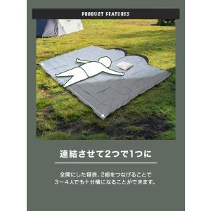 寝袋 シュラフ コンパクト オールシーズン 冬...の詳細画像5