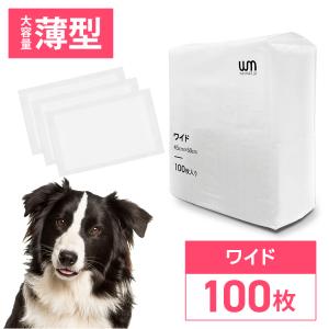 ペットシーツ 薄型 ワイド 100枚 ペットシ...の詳細画像2