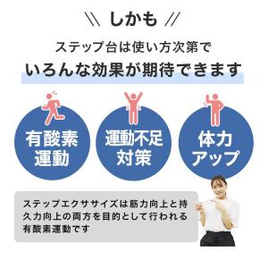 ステップ台 ステッパー 踏み台昇降 エクササイ...の詳細画像3