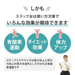 踏み台昇降 ステッパー ステップ台 エクササイ...の詳細画像5
