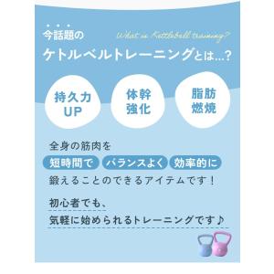 15日+5% ケトルベル ソフト 8kg ダン...の詳細画像2