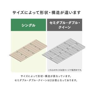 すのこベッド シングル すのこマット 四つ折り...の詳細画像4