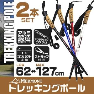 【非表示間引き】トレッキングポール 2本セット I型 女性用・子供用 ステッキ ストック 軽量アルミ製 登山用杖