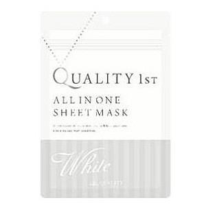 クオリティファースト オールインワンシートマスク ホワイト 5枚入