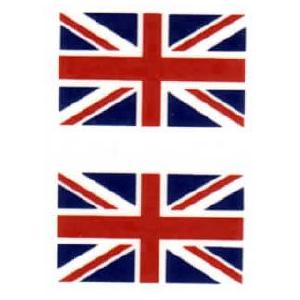 転写紙】ユニオンジャック(大)＆テキスト / unionjack イギリス
