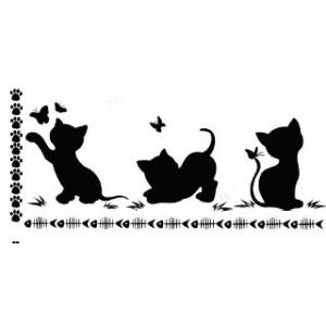 ポーセラーツ転写紙　猫ラップ（全６色）　p0