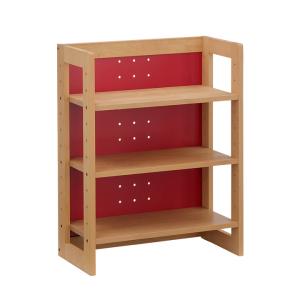 国産 組立品 無垢材 収納棚 本棚 収納ラック ...の商品画像