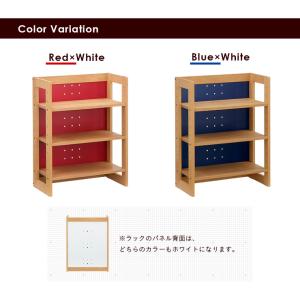 国産 組立品 無垢材 収納棚 本棚 収納ラック...の詳細画像2