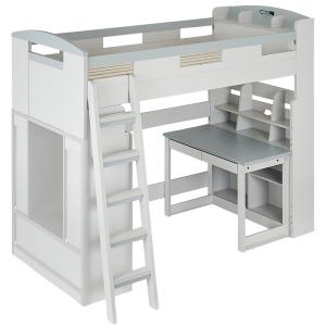 分離可能 耐荷重180kg 宮付き システムベッド ロフトベッド