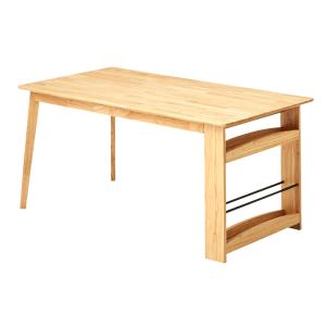 ダイニングテーブル 単品 幅150cm 収納付き リビング ダイニング テーブル リビングテーブル 4人掛け 食卓テーブル 作業台 ナチュラル 木製 おしゃれ Cena(セナ)