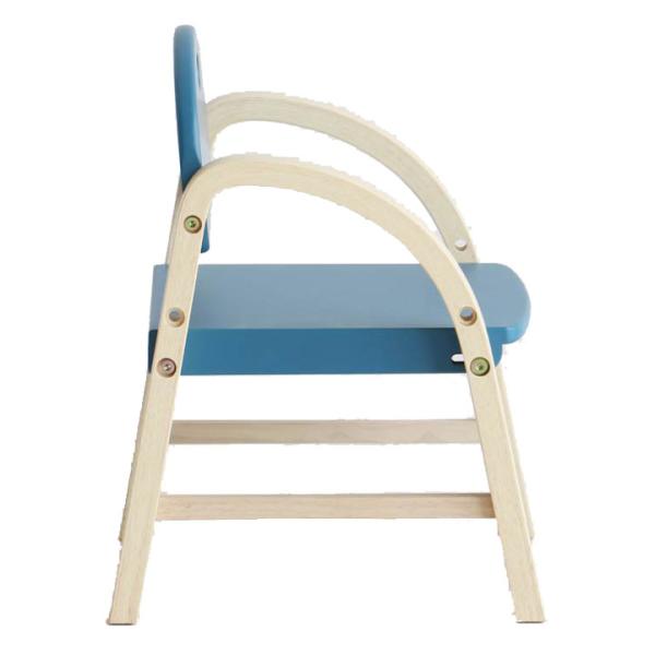 高さ調節機能付き チェア単品 子供 チェア チェアー 軽量 椅子 イス 子供用椅子 北欧 木製 かわ...