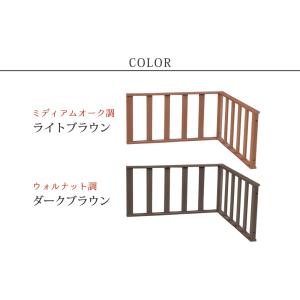 コーナーフェンス フェンス 手すり 柵 ウッド...の詳細画像2