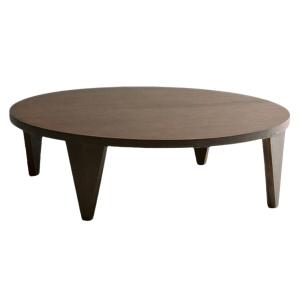 松永家具 センターテーブル 幅110cm アルテ 丸 テーブル 木製 天然木