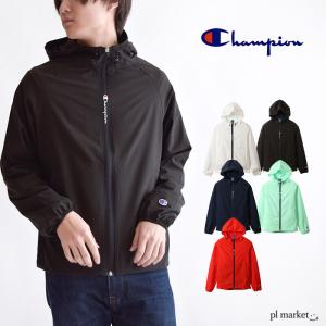 チャンピオン パーカー メンズ ジャケット スポーツウエア 撥水 羽織 上着 男性 アウター トレーニング CHAMPION  SPORTS JAKET C3-RSC12｜piecelife