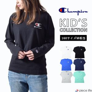 チャンピオン キッズ ロンT ベビー ジュニア レディース プリントT ロゴT プリント 長袖 Tシャツ 男の子 女の子 Champion kids CX7104 CX7260｜piecelife