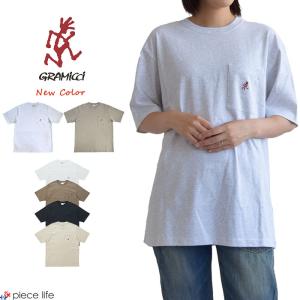 2024春夏新作 グラミチ GRAMICCI Tシャツ 半袖 ONE POINT TEE ワンポイントＴシャツ メンズ レディース ユニセックス G304-OGJ｜piecelife