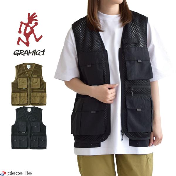 グラミチ GRAMICCI ベスト GONE FISHING VEST ゴーンフィッシングベスト メ...