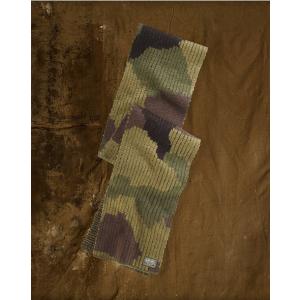 DENIM & SUPPLY  デニム＆サプライ ラルフ・ローレン 正規品 メンズ ウールスカーフ  ニットマフラー カモフラージュ No.rlds-camowoolscarf1camo｜pieceofla