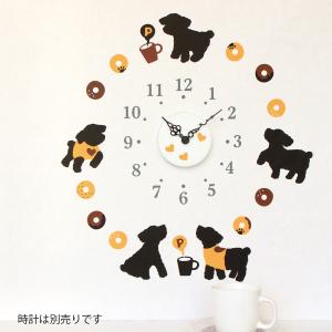 ウォールステッカー 消臭 抗菌 貼ってはがせる トイプードル