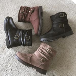 B.C.company エンジニアブーツ ショートブーツ 女性用 裏起毛であったか