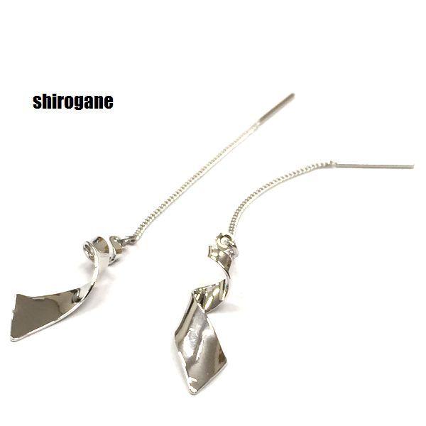 アメリカンピアス レディース 日本製 キヘイチェーン スパイラルチャーム シルバー ぶら下がり 爆買