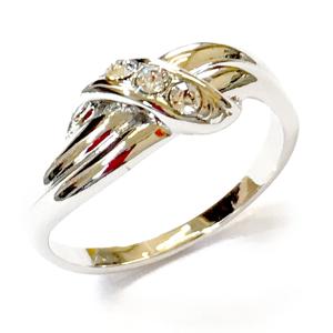 フェザーデザイン ピンキーリング リング K10 イエロー ピンク