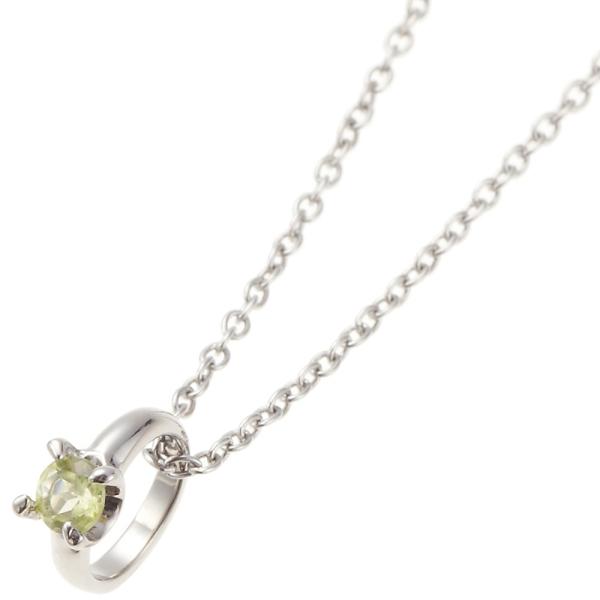 ベビーリング ペリドットネックレス 天然石 低金属アレルギー サージカルステンレス製 爆買