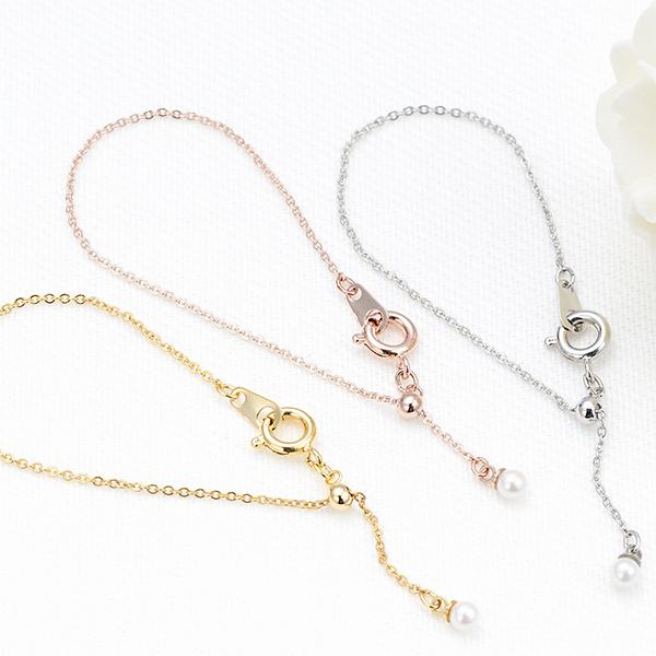 アジャスターチェーン 延長チェーン 10cm ネックレス ブレスレット ニッケルフリー 爆買