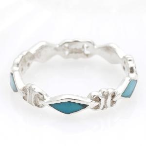 con affetto(ファッション) 指輪 リング シルバー925ターコイズ