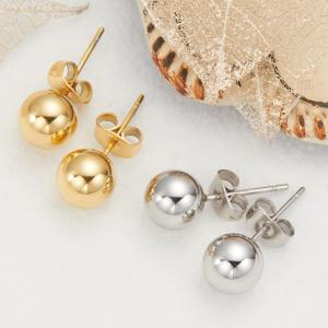 インドネシア産 オパライズドウッド ピアス (01) ウッドオパール 珪化