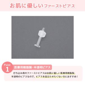 ピアッサー 医療用 ぷりぴあ 樹脂製 付け替え...の詳細画像2