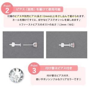ピアッサー 医療用 ぷりぴあ 樹脂製 付け替え...の詳細画像3