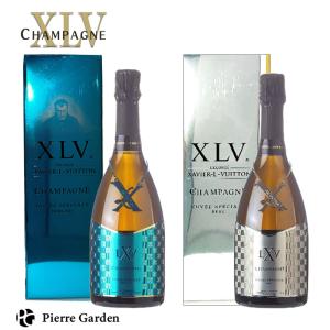 XLV シャンパン 2種 飲み比べセット キュベ スペシャル ドミセック キュヴェ スペシャル ブリュット 箱 ザビエ ルイ ヴィトン PierreGarden