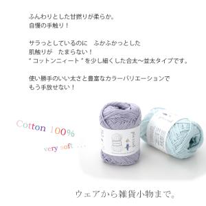 毛糸 【665】 コットンニィート(S) 合太...の詳細画像2