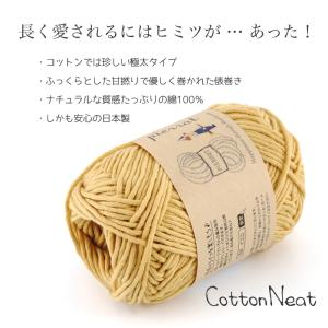 毛糸 【G675】 コットンニィート 並太-極...の詳細画像4